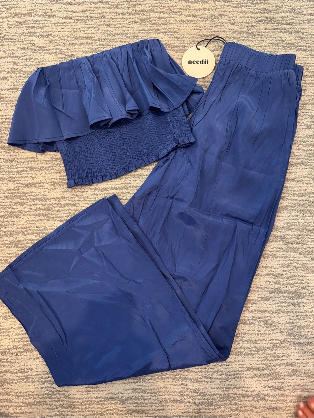 Royal Blue Set Tube Top and Pants